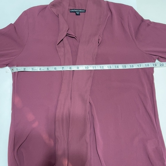 Harlowe & Graham Plum Blouse - Picture 6 of 7